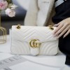 구찌 GG 마몽 스몰 숄더백 443497 화이트