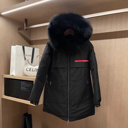 프라다 여성용 패딩 3A437 블랙