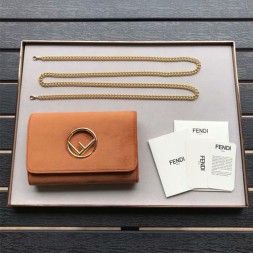 펜디 벨벳 미니 백 8BS012 브라운