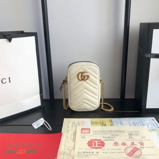 구찌 GG 마몽 미니 백 598597 화이트
