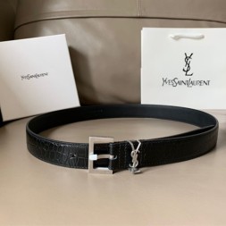 입생로랑 신상 벨트 Ysl9003  블랙  은장