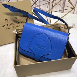 버버리 디태처블 스트랩 이퀘스트리안 쉴드 가죽 크로스백 40734131 블루