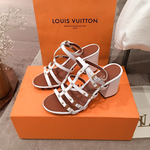 루이비통 여성용 로마샌들 M0338 화이트