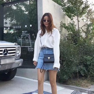 발렌시아가 클러치백 크로스백 593330 블랙