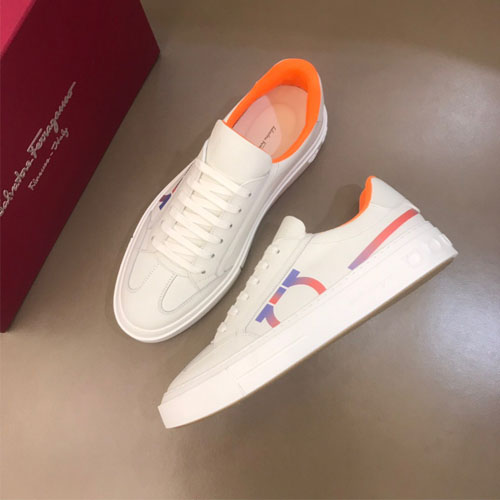 페레가모 남성용 신상 스니커즈 F38087 화이트