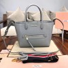 미우미우 신상 로고 토트 숄더백 5BG137 그레이