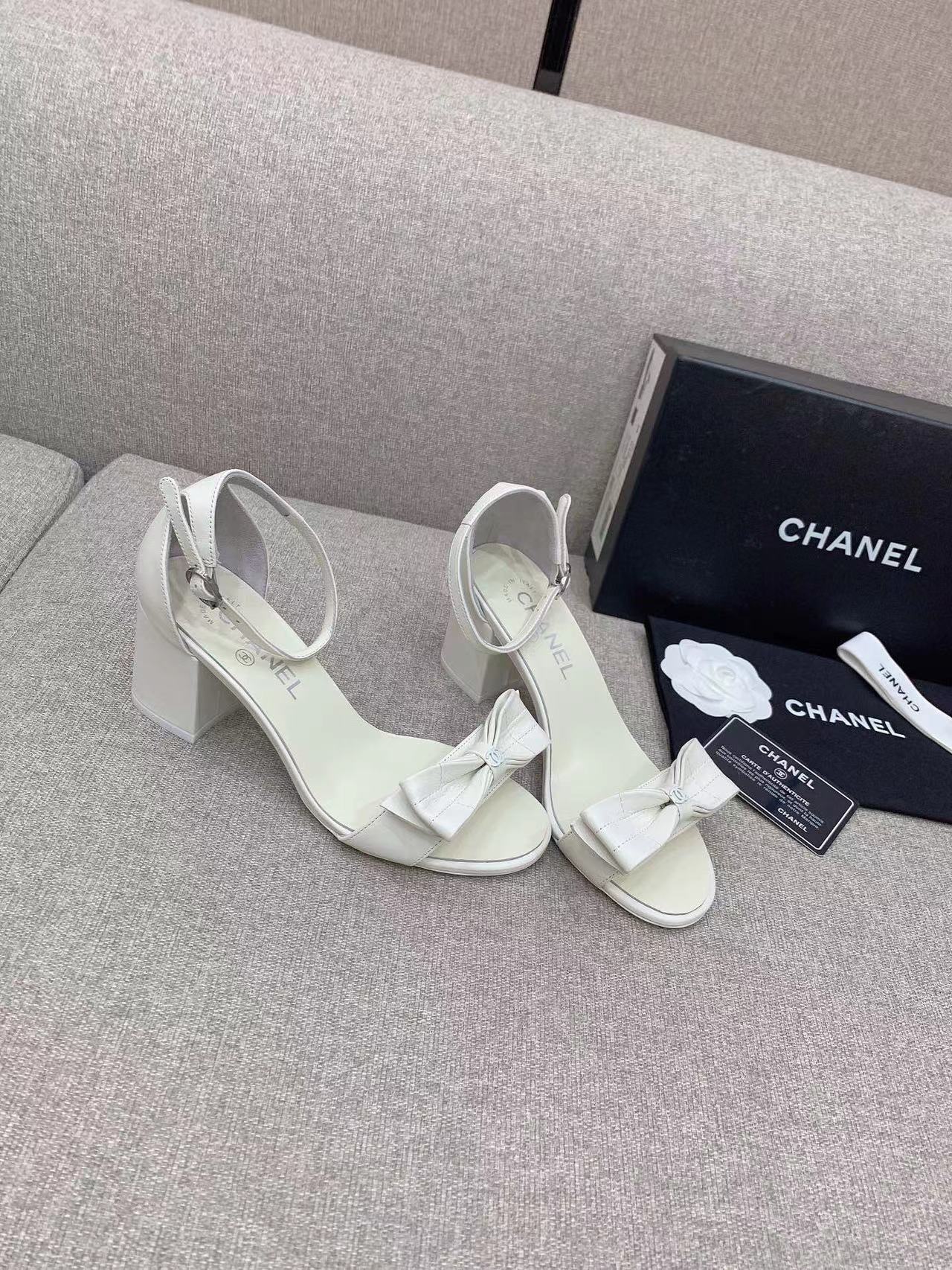 샤넬 여성용 샌들 G34390 화이트