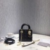 디올 레이디백 미니 M0505 블랙 금장