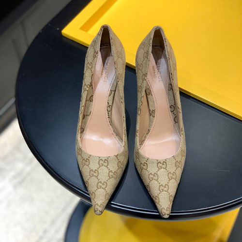 구찌 신상 미드힐 펌프스 ‎602498 베이지