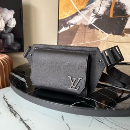 루이비통 에어로그램 슬링백 힙색 M57081 블랙