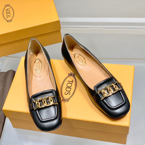토즈 여성용 플랫 TS659343 블랙
