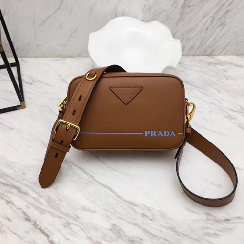 프라다 미라지 레더 숄더백 1BH093 브라운