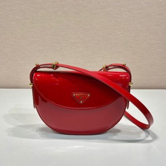 프라다 페이턴트 가죽 숄더백 1BD349 레드