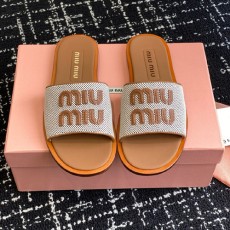 미우미우 여성용 슬리퍼 57279-2