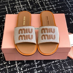 미우미우 여성용 슬리퍼 57279-2