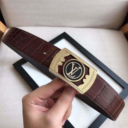 루이비통  신상  벨트  M5994 브라운 금장