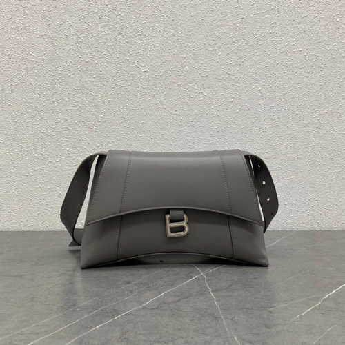 발렌시아가 아워글래스 숄더백 671353 그레이