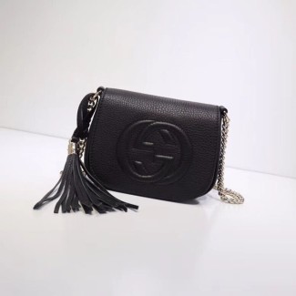 구찌 소호 체인 숄더백 323190 블랙