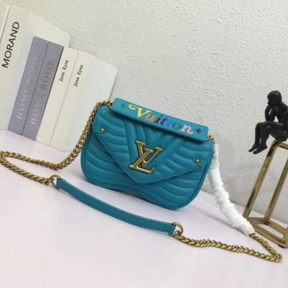 루이비통 뉴 웨이브 체인 백 PM M51930 블루