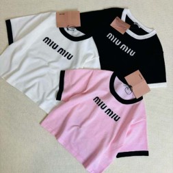 미우미우 여성용 반팔 MIU0024