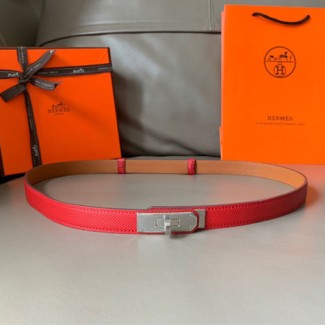 에르메스 신상  벨트 XTY183  레드  은장