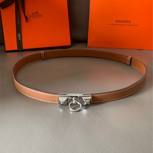 에르메스 신상  벨트 XTY182  브라운 은장