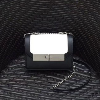 프라다 신상 가죽 숄더백 1BD156 블랙&화이트