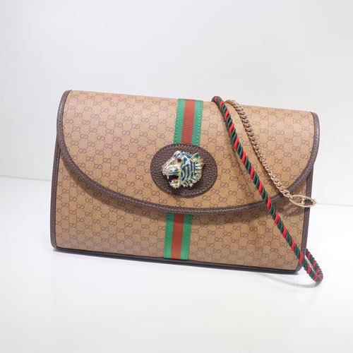 구찌 라자 GG 미듐 숄더백 570145 브라운