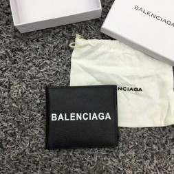 발렌시아가 신상 반지갑 111950 블랙