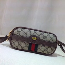 구찌 오피디아 트리플 지퍼 미니백 546597 브라운