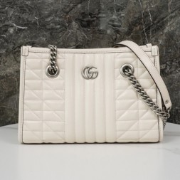 구찌 GG 마몽 스몰 토트백 681483 화이트