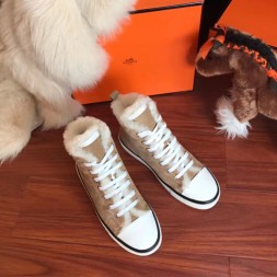 에르메스 신상 하이탑 스니커즈 H35025  베이지