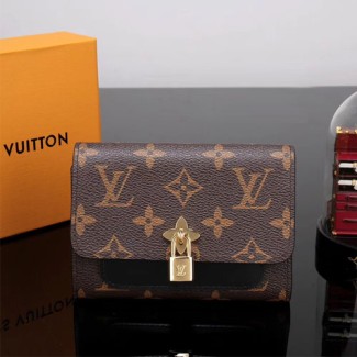 루이비통 플라워 컴팩트 지갑 M62578 블랙