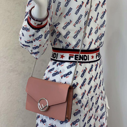 펜디 체인 크로스백 F2080 핑크