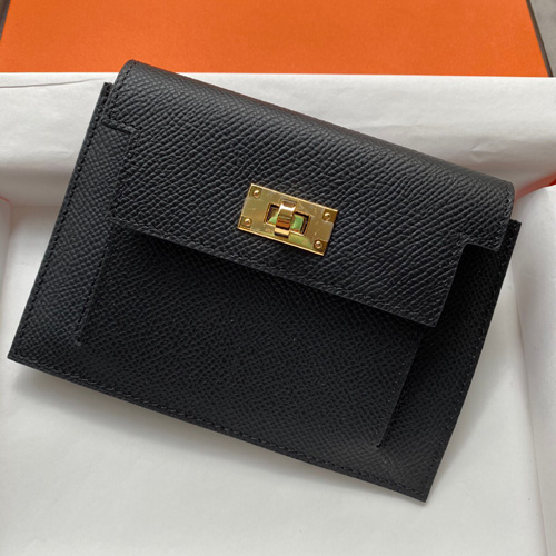 에르메스 켈리 포켓 6157443 블랙 금장