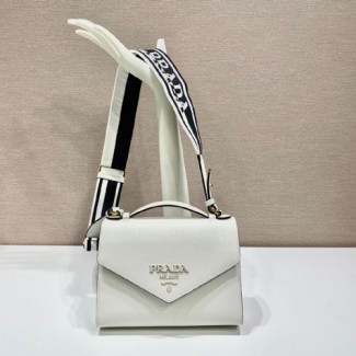프라다 사피아노 숄더 백 1BD317 화이트