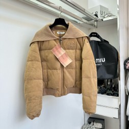 미우미우 여성용 패딩 MIU0076 카멜