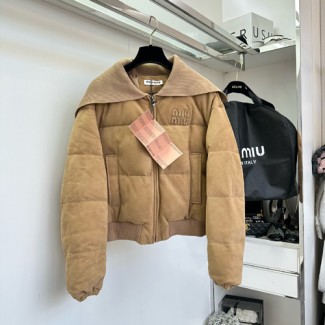 미우미우 여성용 패딩 MIU0076 카멜