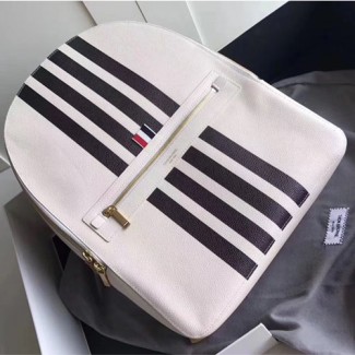 톰브라운 신상 가죽 백팩 T332526 화이트