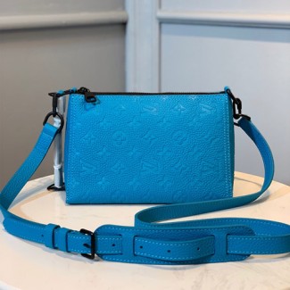 루이비통 트라이앵글 메신저 M55878 블루