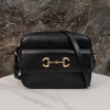 구찌 홀스빗 1955 스몰 숄더백 645454 가죽 블랙
