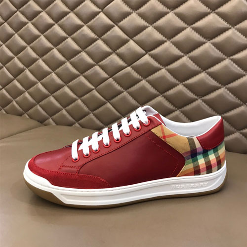 버버리 남성용 신상 스니커즈 801096462 레드