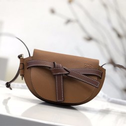 로에베 게이트 미니백 211928 브라운