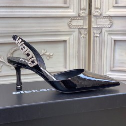 알렉산더왕 신상 펌프스 AL9367 에나멜 블랙