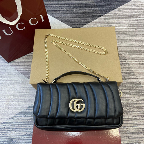 구찌 GG 밀라노 스몰 탑 핸들백 806016-3