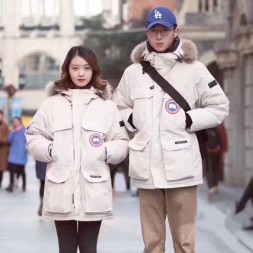 캐나다구스 남여공용 익스페디션 패딩 645032 아이보리