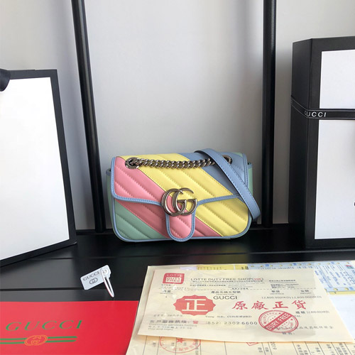 구찌 GG 마몽 미니 백 446744 멀티