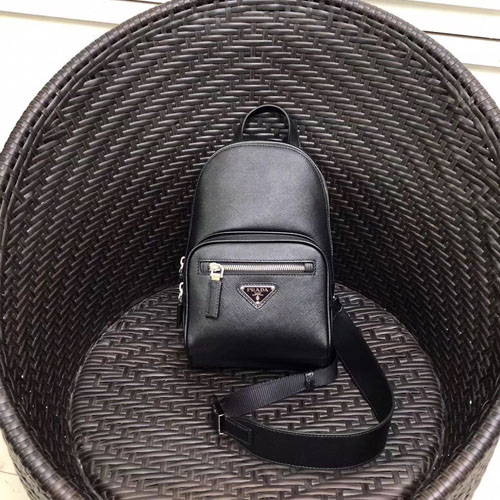 프라다 사피아노 원 숄더 백팩 2VZ031 블랙