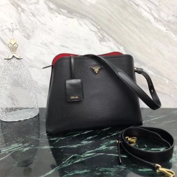 프라다 사피아노 프롬나드 토트백 1BA249 블랙