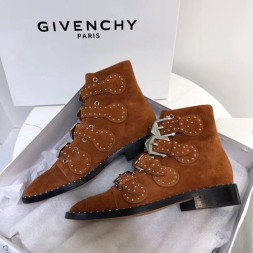 지방시 쇼트 부츠 GV39047 브라운